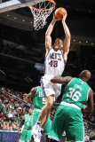 Boston Celtics v New Jersey Nets: Kris Humphries and Shaquille O'Neal