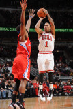 Los Angeles Clippers v Chicago Bulls: Derrick Rose and Baron Davis