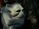 Buy Contemplative Gargoyle Lit by the Summer Sun at AllPosters.com