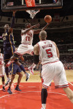 Indiana Pacers v Chicago Bulls: Ronnie Brewer, Carlos Boozer and Roy Hibbert