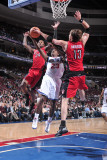 Toronto Raptors v Philadelphia 76ers: Lou Williams, Sonny Weems and David Andersen