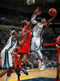 Portland Trail Blazers v Memphis Grizzlies: Mike Conley and Dante Cunningham