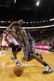 Buy Charlotte Bobcats v Miami Heat: Tyrus Thomas and Udonis Haslem at AllPosters.com