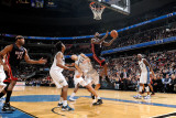 Miami Heat v Washington Wizards: LeBron James and JaVale McGee