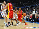 Houston Rockets v Oklahoma City Thunder: Kyle Lowry and Eric Maynor