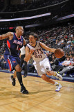 Atlanta Hawks v New Jersey Nets: Sasha Vujacic and Maurice Evans