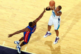 Detroit Pistons v New Orleans Hornets: David West and Jason Maxiell