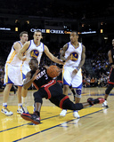 Miami Heat v Golden State Warriors: Dwayne Wade, Lou Amundson and Monta Ellis