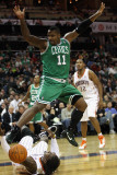 Buy Boston Celtics v Charlotte Bobcats: Glen Davis and Gerald Wallace at AllPosters.com