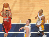 Toronto Raptors v Indiana Pacers: Linas Kleiza, Tyler Hansbrough and A. J. Price