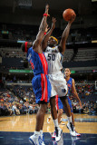 Detroit Pistons v Memphis Grizzlies: Zach Randolph and Ben Wallace