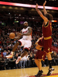 Cleveland Cavaliers  v Miami Heat: LeBron James and Anderson Varejao