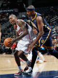 Indiana Pacers v Atlanta Hawks: Jamal Crawford and James Posey