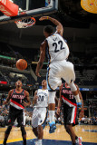 Portland Trail Blazers v Memphis Grizzlies: Rudy Gay and Marcus Camby