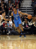 Oklahoma City Thunder v Toronto Raptors: Jose Calderon and Russell Westbrook