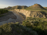 Buy Little Missouri River Flows in Little Missouri National Grasslands at AllPosters.com