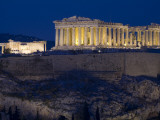 The Parthenon and Erechtheion (Left) at Night