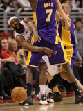 Los Angeles Lakers v Los Angeles Clippers: Baron Davis and Lamar Odom
