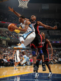 Miami Heat v Memphis Grizzlies: Mike Conley and Jerry Stackhouse