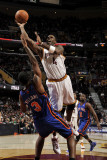 New York Knicks v Cleveland Cavaliers: Antawn Jamison and Shawne Williams