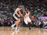 Oklahoma City Thunder v Utah Jazz: Kevin Durant and Andrei Kirilenko