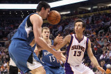 Minnesota Timberwolves v Phoenix Suns: Darko Milicic and Steve Nash