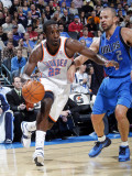 Dallas Mavericks v Oklahoma City Thunder: Jeff Green and Jason Kidd