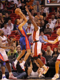 Buy Detroit Pistons v Miami Heat: Tayshaun Prince and Chris Bosh at AllPosters.com
