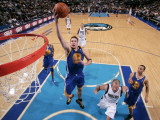 Golden State Warriors v Dallas Mavericks: David Lee and Jason Kidd