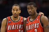 Buy Portland Trail Blazers v Phoenix Suns: Andre Miller and Wesley Matthews at AllPosters.com