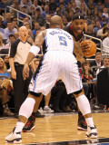 Miami Heat v Orlando Magic: LeBron James and Quentin Richardson