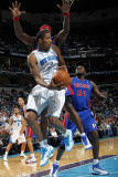 Detroit Pistons v New Orleans Hornets: Trevor Ariza and Ben Wallace