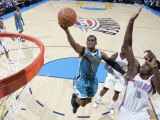 New Orleans Hornets v Oklahoma City Thunder: Chris Paul and Serge Ibaka