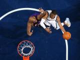 Buy Los Angeles Lakers v Memphis Grizzlies: Mike Conley and Lamar Odom at AllPosters.com