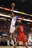 Buy Portland Trail Blazers v Phoenix Suns: Channing Frye and Andre Miller at AllPosters.com