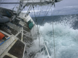 Buy Waves Splash over the Deck of  the Yacht the Golden Fleece at AllPosters.com