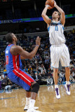Detroit Pistons v New Orleans Hornets: David Anderson and Greg Monroe