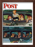 "Outing" or "Coming and Going" Saturday Evening Post Cover, August 30,1947