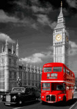 BIG BEN , BUS & TAXI, 3-D Poster