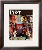 "Road Block" Saturday Evening Post Cover, July 9,1949