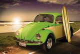 Buy VW BEETLE - With Surfboard at AllPosters.com