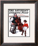 Buy "Grandpa's Little Ballerina" Saturday Evening Post Cover, February 3,1923 at AllPosters.com