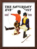 Buy "Thrown from a Horse" Saturday Evening Post Cover, March 17,1934 at AllPosters.com