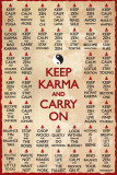 Buy KEEP KARMA & CARRY ON at AllPosters.com
