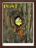 "Knothole Baseball" Saturday Evening Post Cover, August 30,1958