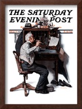 Buy "Flutist" or "Spring Song" Saturday Evening Post Cover, May 16,1925 at AllPosters.com