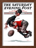 "Fumble" or "Tackled" Saturday Evening Post Cover, November 21,1925