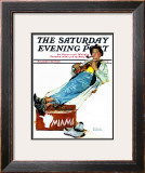 Buy "Hitchhiker to Miami" Saturday Evening Post Cover, November 30,1940 at AllPosters.com