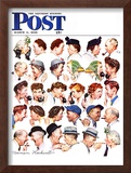 "Chain of Gossip" Saturday Evening Post Cover, March 6,1948
