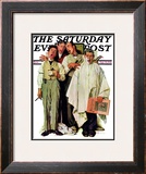 Buy "Barbershop Quartet" Saturday Evening Post Cover, September 26,1936 at AllPosters.com